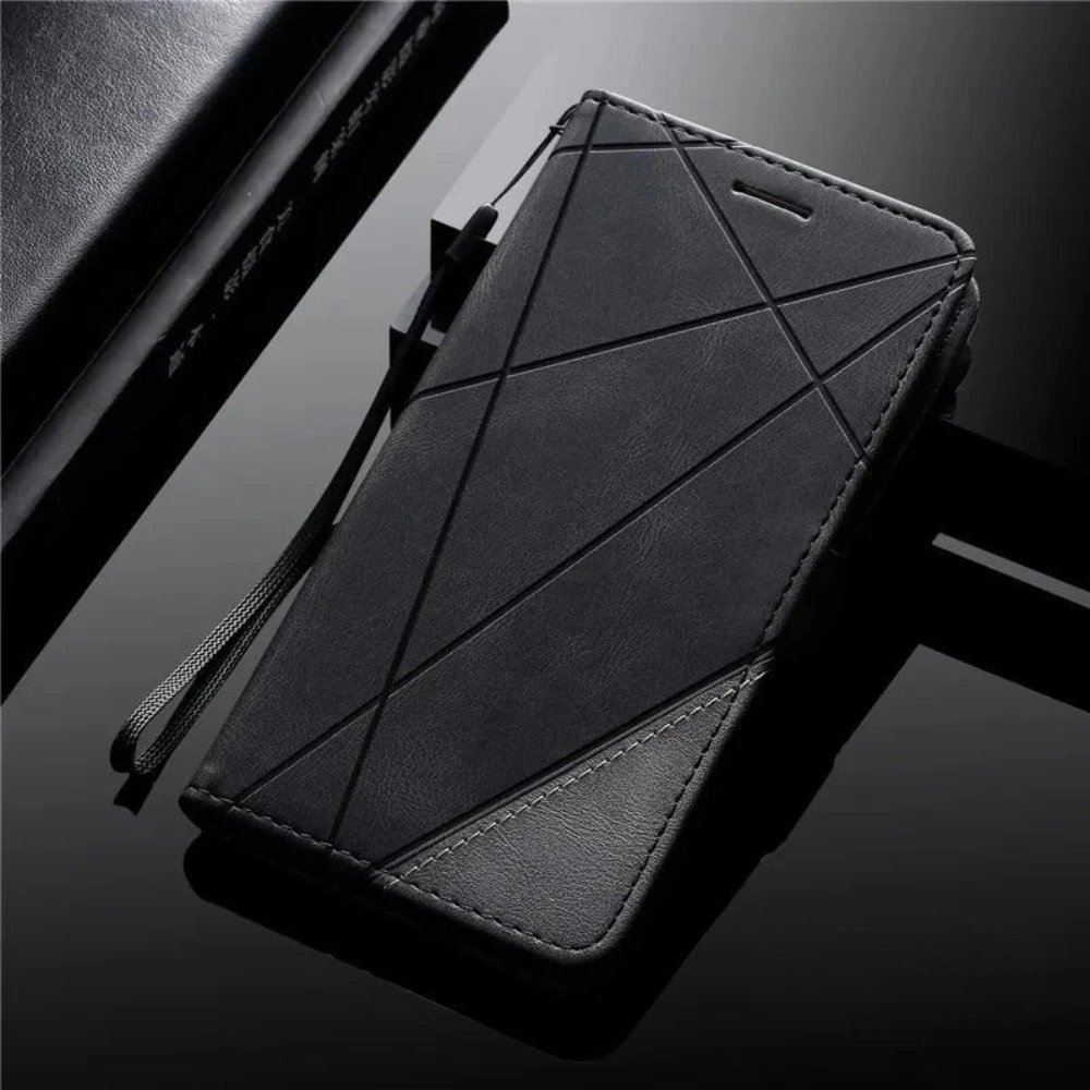 Foldable Leather Case for Smartphones