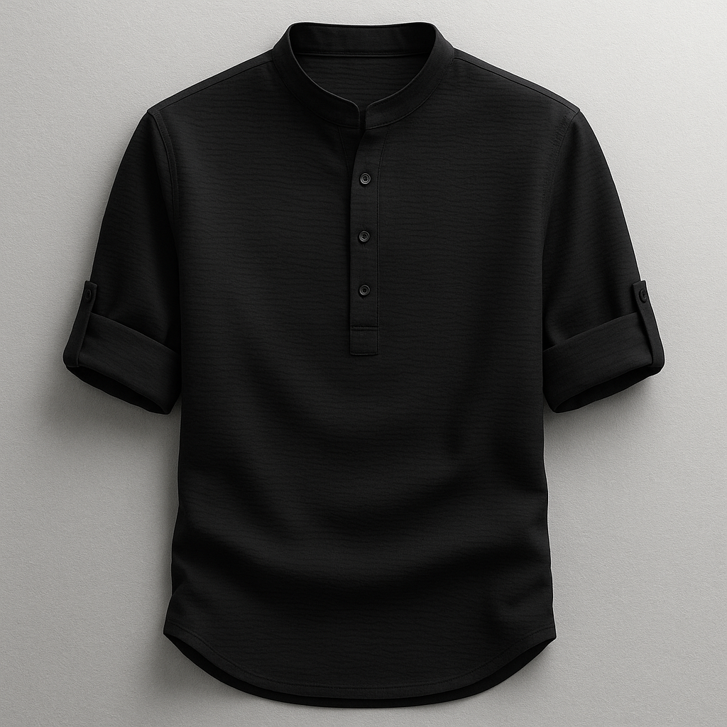 Classic Linen Shirt for Men - Elena Harper