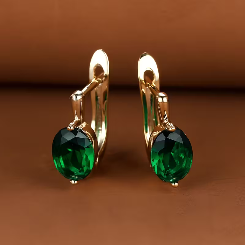 Oval Glow Earrings - Elena Harper
