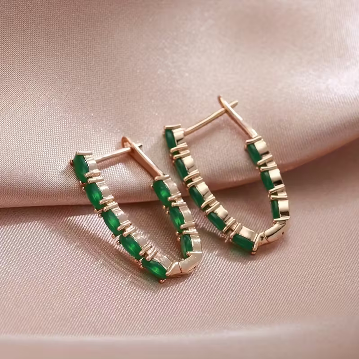 Savannah Hoop Earrings, view 2 - Elena Harper