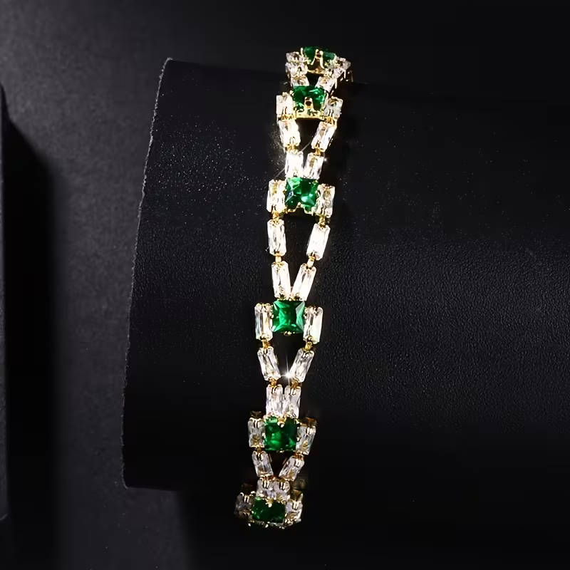 Baguette Royale Bracelet - Elena Harper