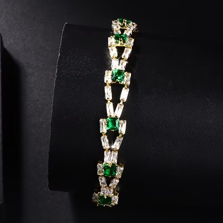 Baguette Royale Bracelet - Elena Harper