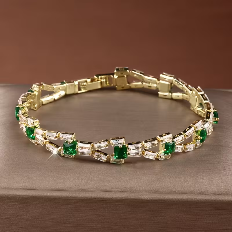 Baguette Royale Bracelet - Elena Harper