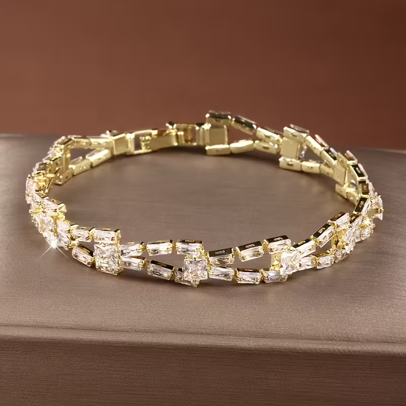 Baguette Royale Bracelet - Elena Harper