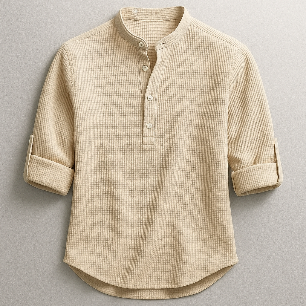 Classic Linen Shirt for Men - Elena Harper