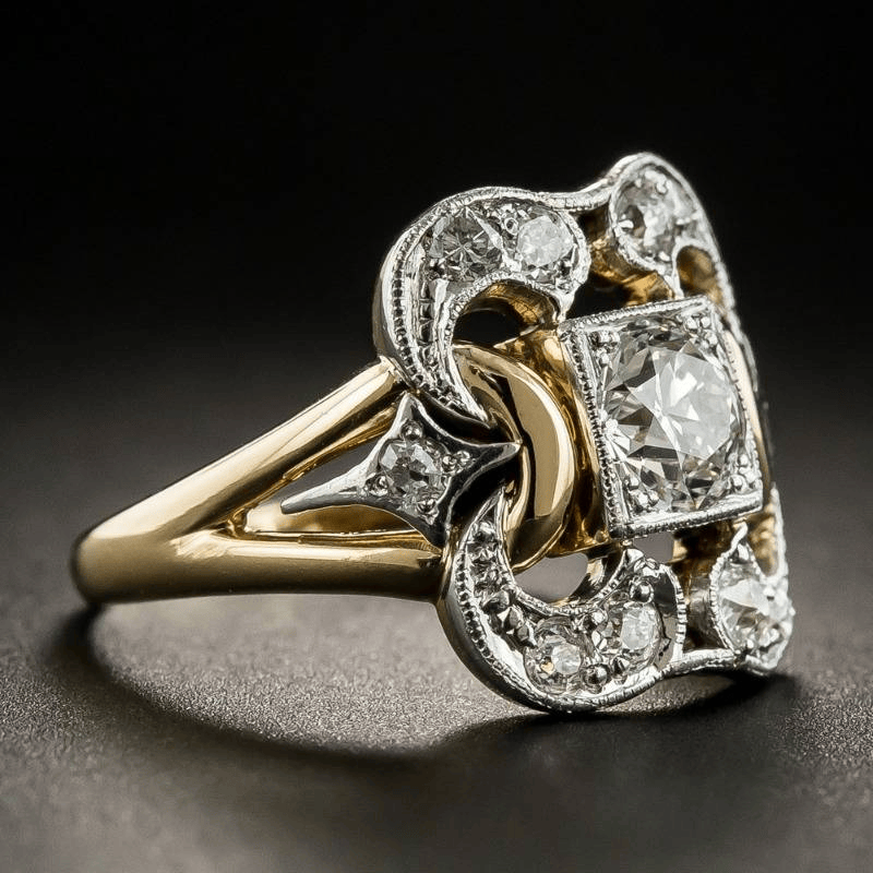 Emma & Rose Cape Town Pamela™ gold ring featuring a classic, elegant design with a polished gold finish.