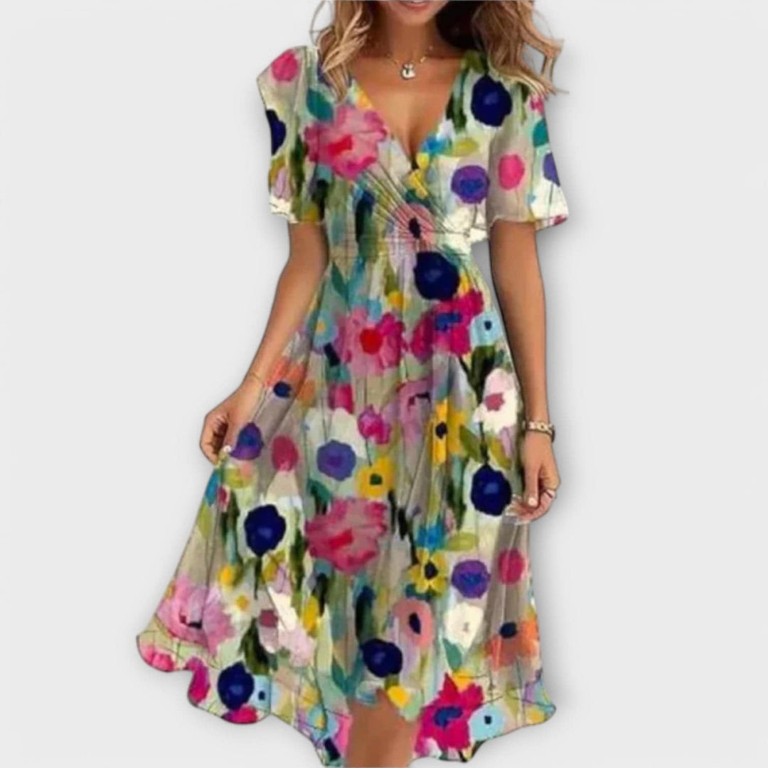 Elegant Clara™ dress by Emma & Rose Cape Town, featuring a stylish design, flowing fabric, and sophisticated silhouette.