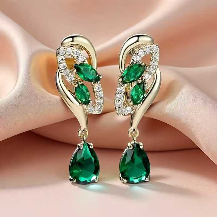 Velvet Flame Earrings - Elena Harper