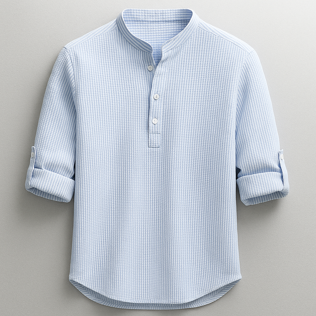 Classic Linen Shirt for Men - Elena Harper