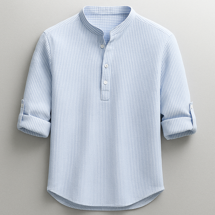 Classic Linen Shirt for Men - Elena Harper