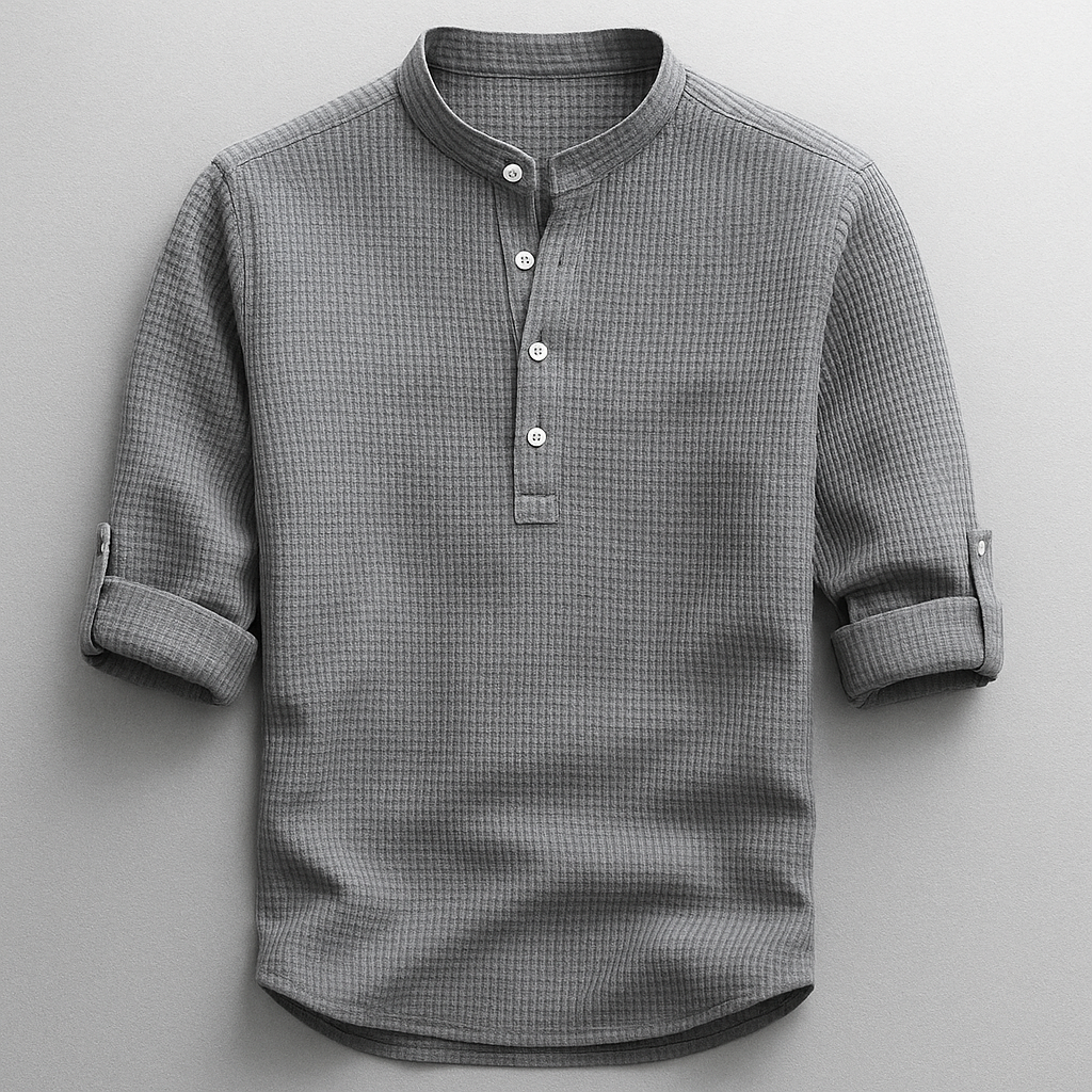 Classic Linen Shirt for Men - Elena Harper
