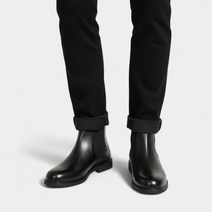MEN'S CHELSEA BOOTS PU LEATHER