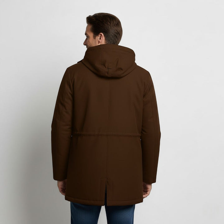Men'S Winter Hooded Parka, view 5 - Elena Harper