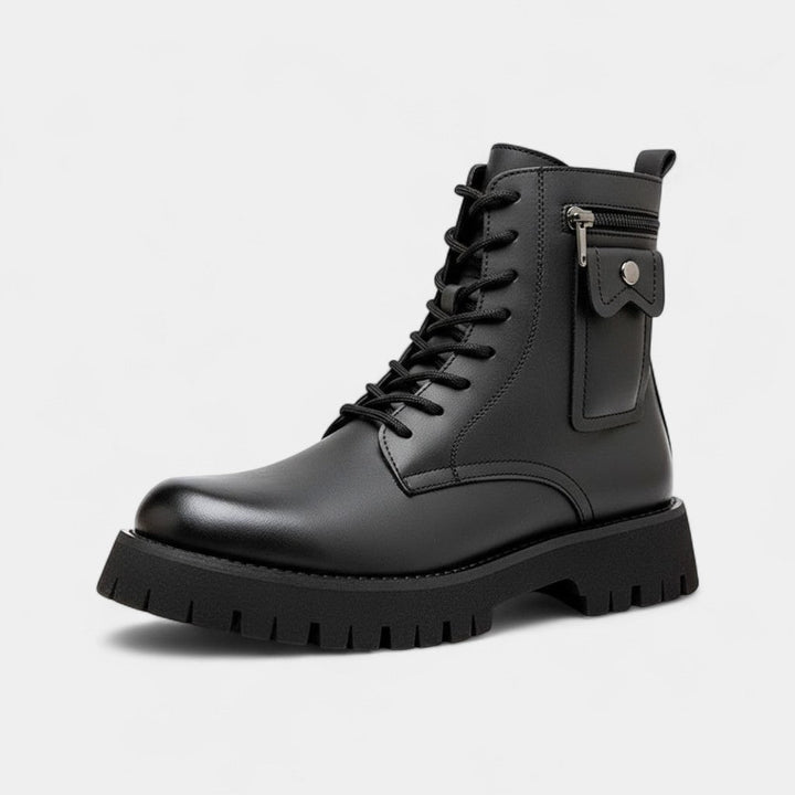 HIGH-ANKLE SUEDE BOOTS FOR MEN