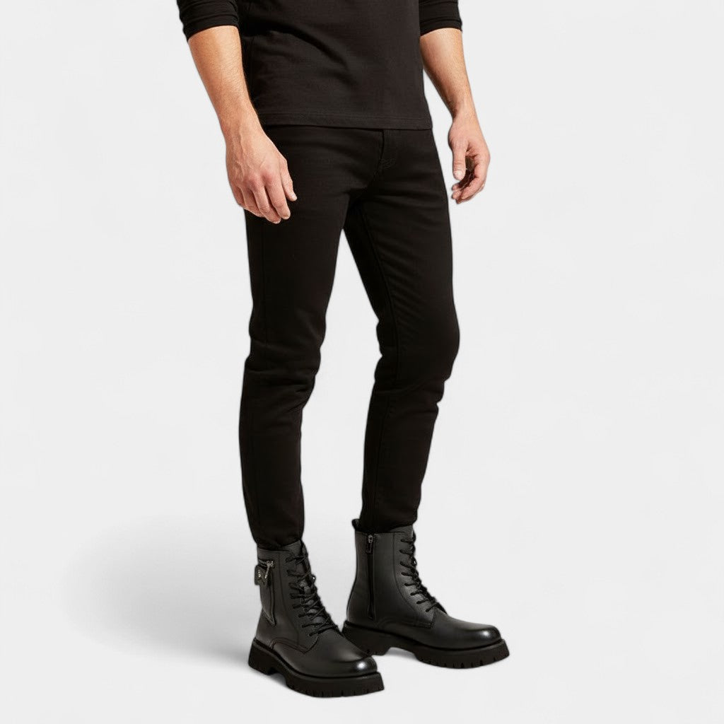 HIGH-ANKLE SUEDE BOOTS FOR MEN