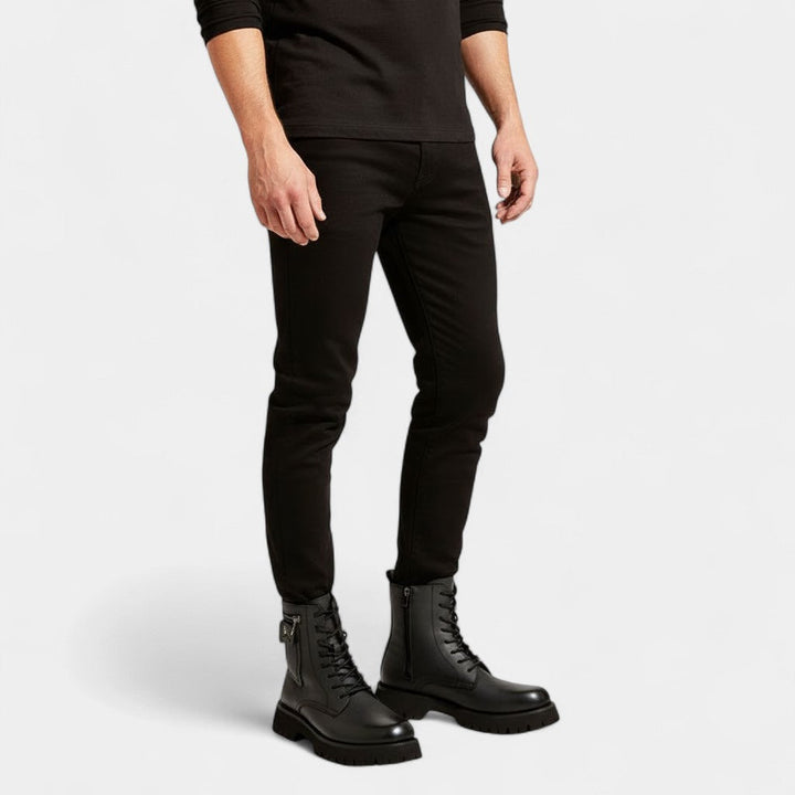 HIGH-ANKLE SUEDE BOOTS FOR MEN