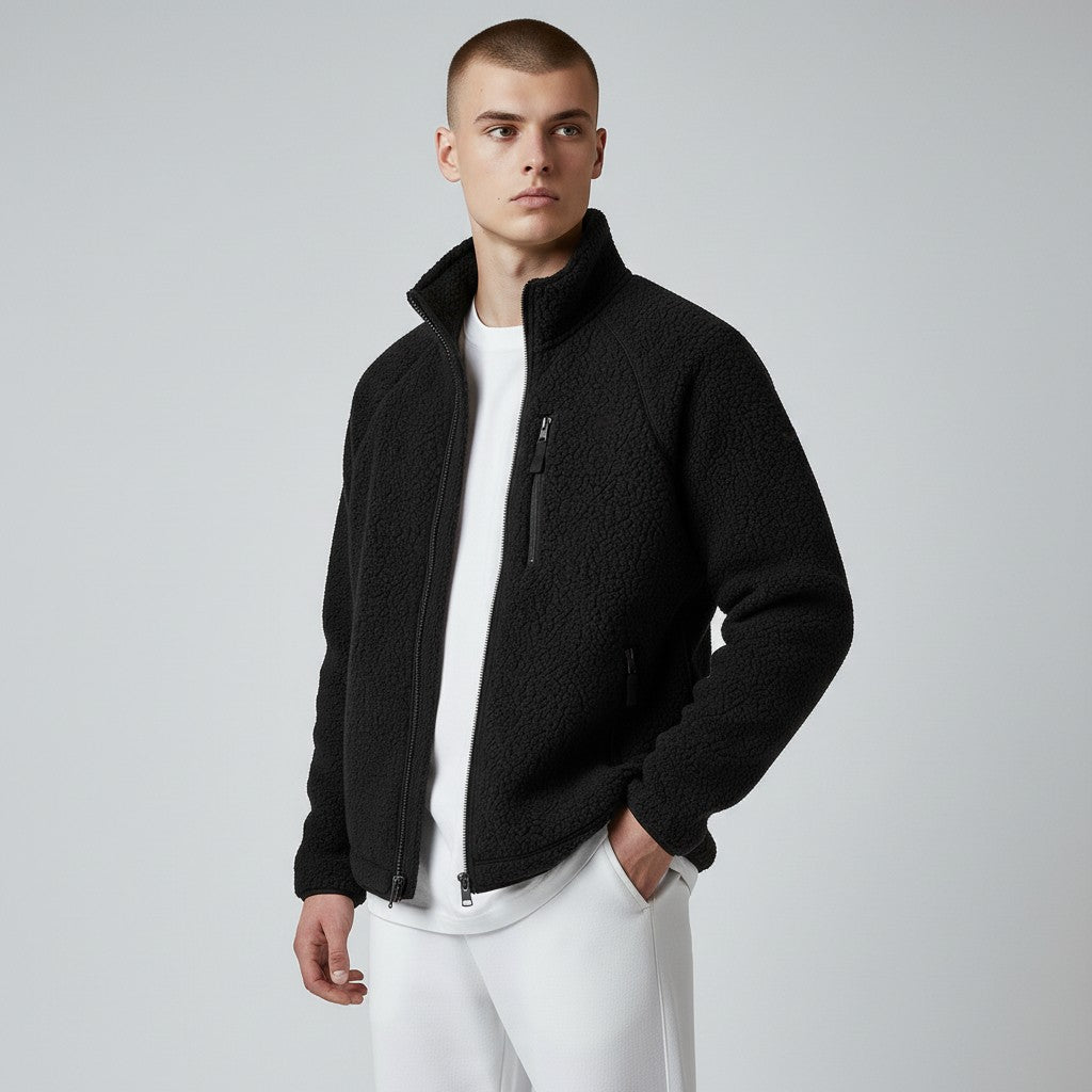 LAURENT MONACO | SHERPA FLEECE JACKET FOR MEN