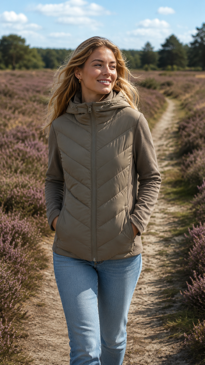 Lightweight Women's Jacket with Pattern - Chic, Structured, and Modern Style.
