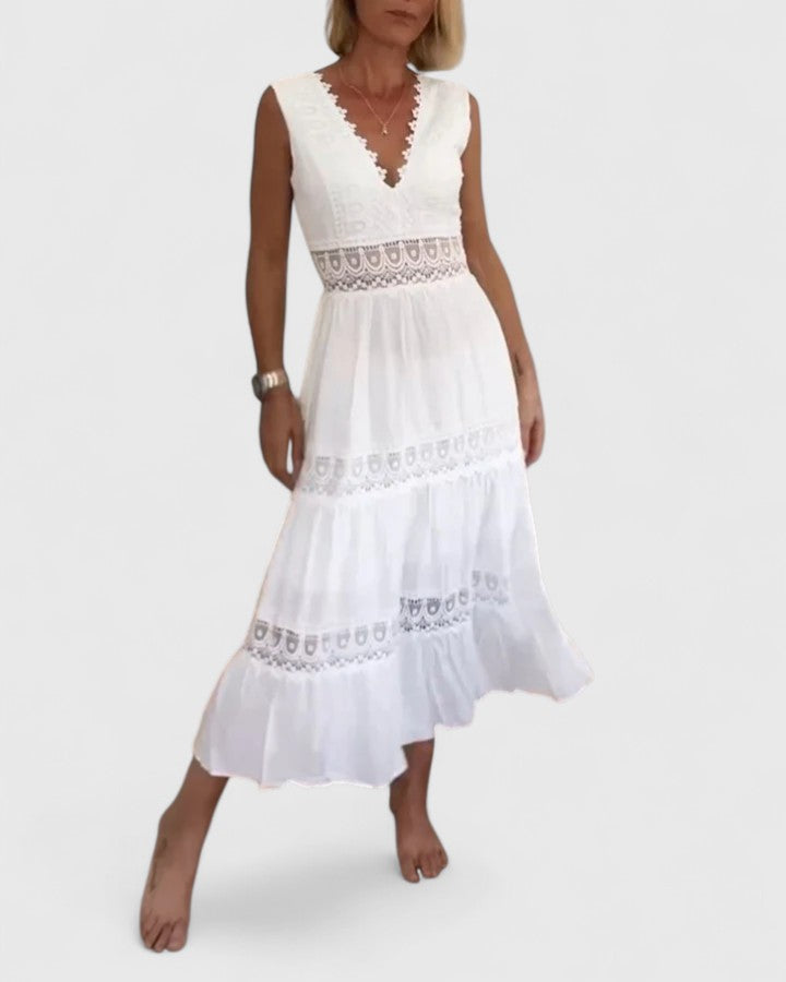 Alena™  |  Elegant Midi Dress