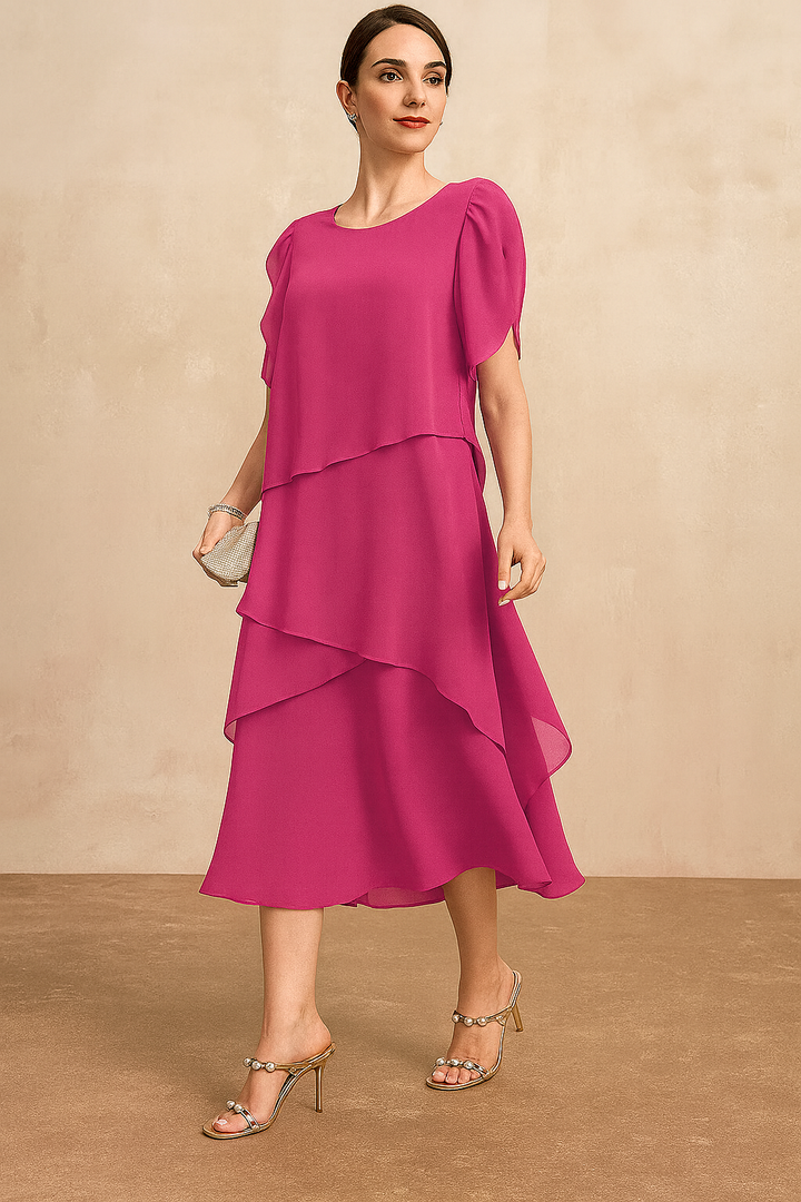 Emilia | Women's Soft Classic Chiffon Dress