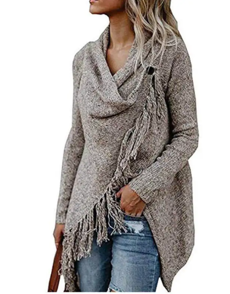 Noor - Turtleneck Tunic Sweater