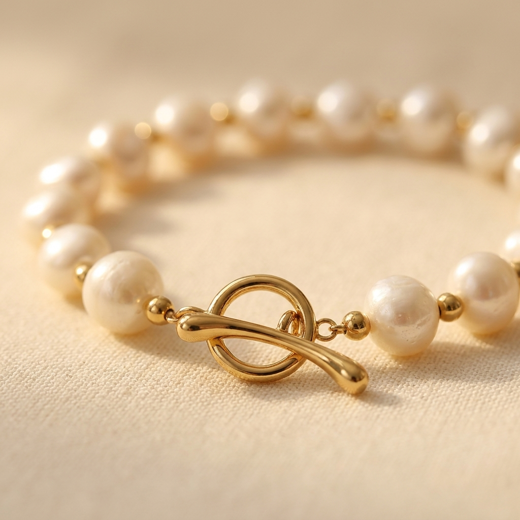 Baroque Pearl Bracelet - Elena Harper