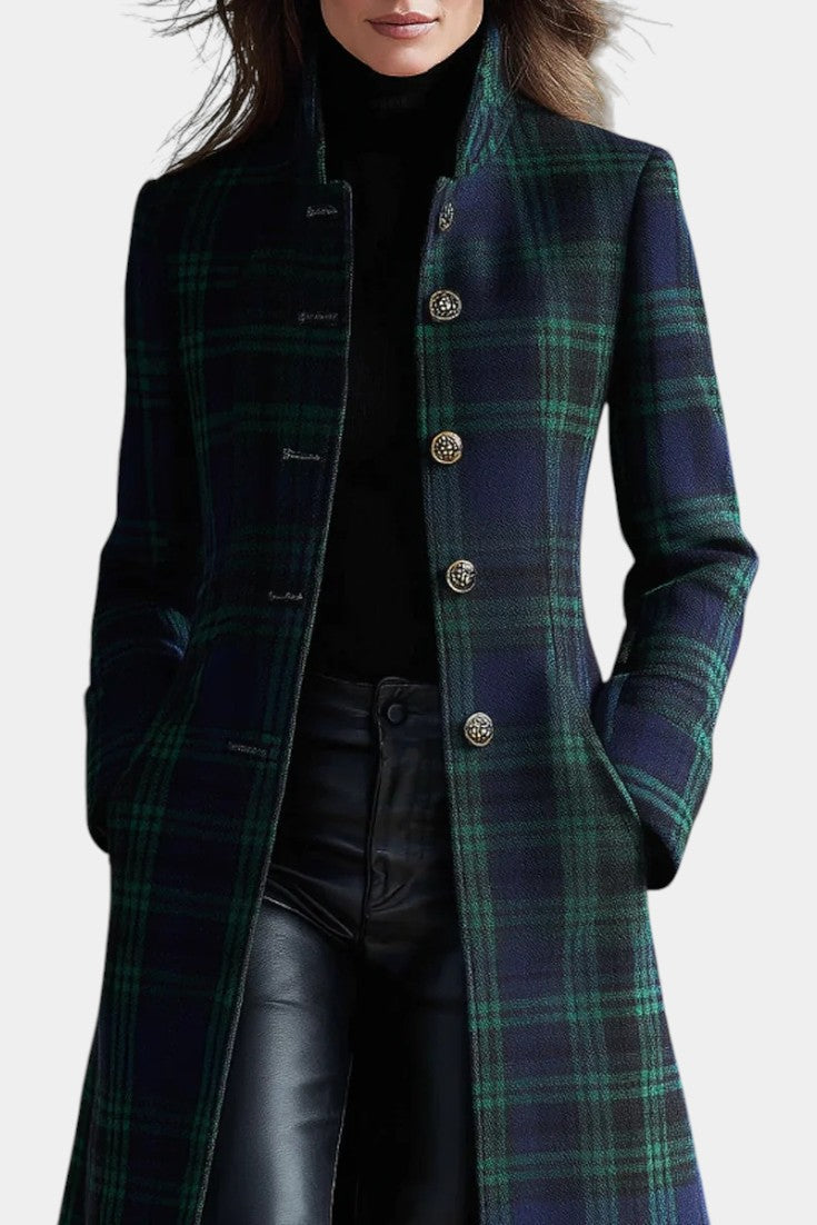 Claire™ | Timeless Plaid Coat