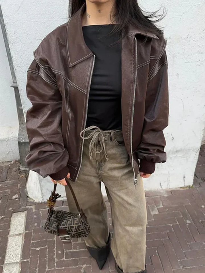 Oversized Contrast Jacket - Limited Sale