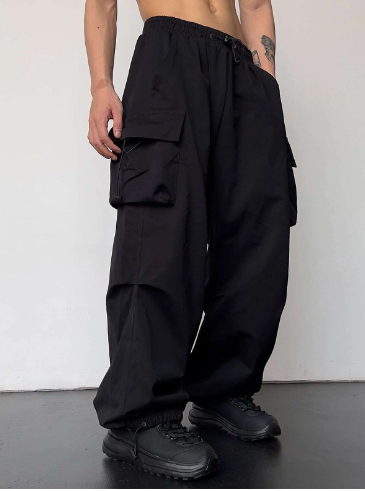 Women's Wide Leg Cargo Pants with Multi Pockets