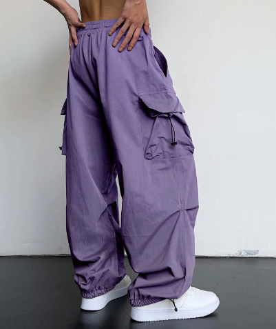 Women's Wide Leg Cargo Pants with Multi Pockets