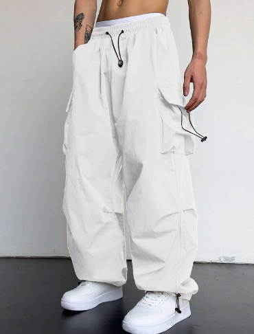 Women's Wide Leg Cargo Pants with Multi Pockets