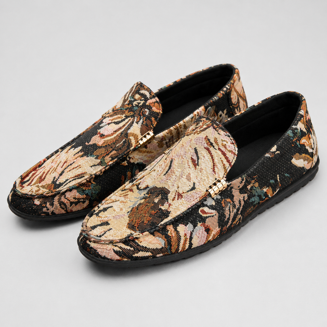 Mario | Patterned Loafers