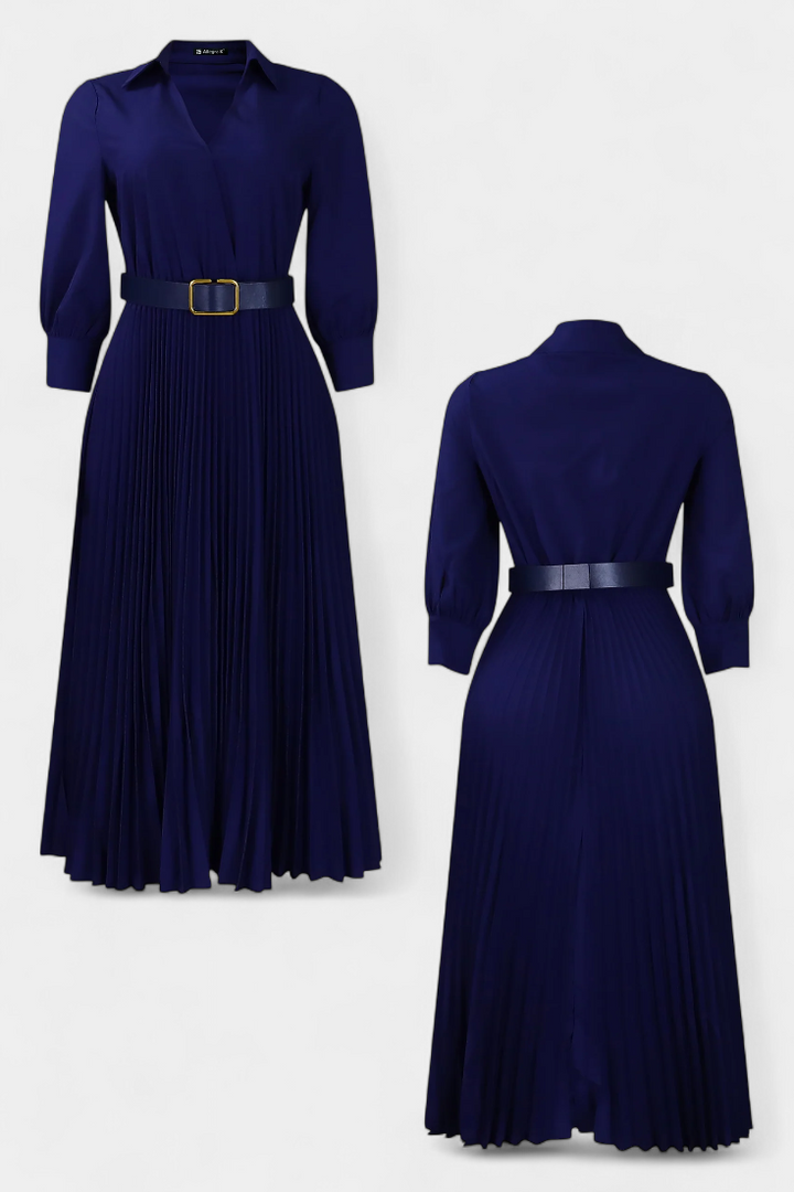 Michelle™  |  Midi Belted Dress