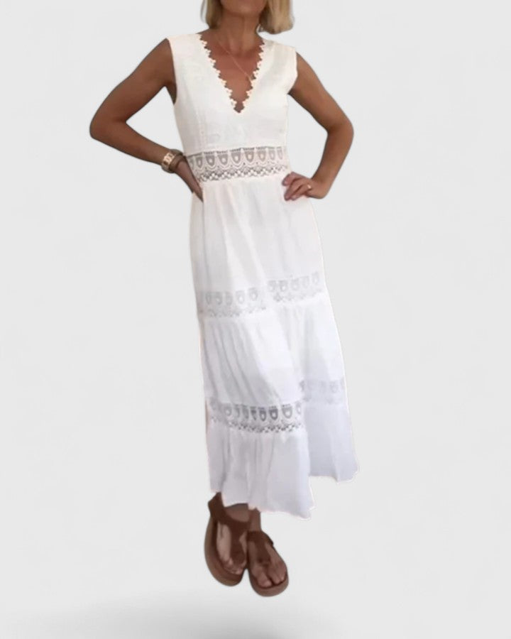 Alena™  |  Elegant Midi Dress