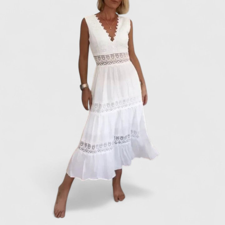 Alena™  |  Elegant Midi Dress