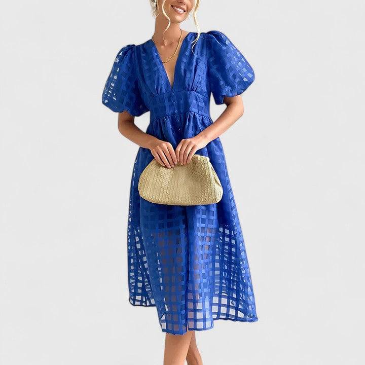 Elanqi™  |  Elegant Midi Dress