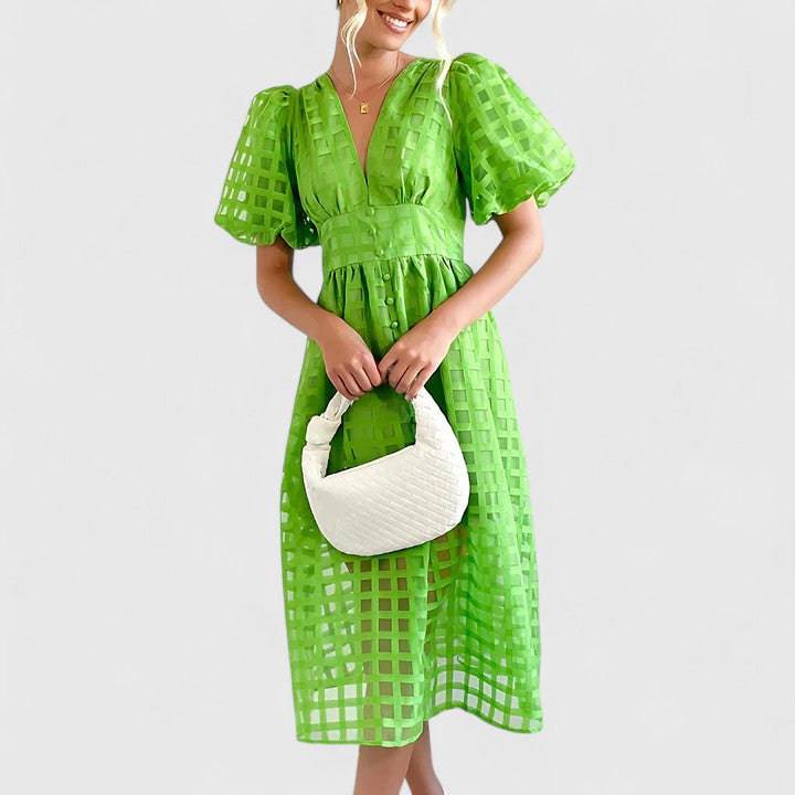 Elanqi™  |  Elegant Midi Dress