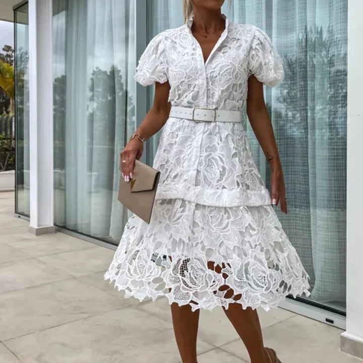 Alaina - Short Sleeve Mini Dress