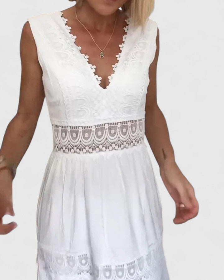 Alena™  |  Elegant Midi Dress