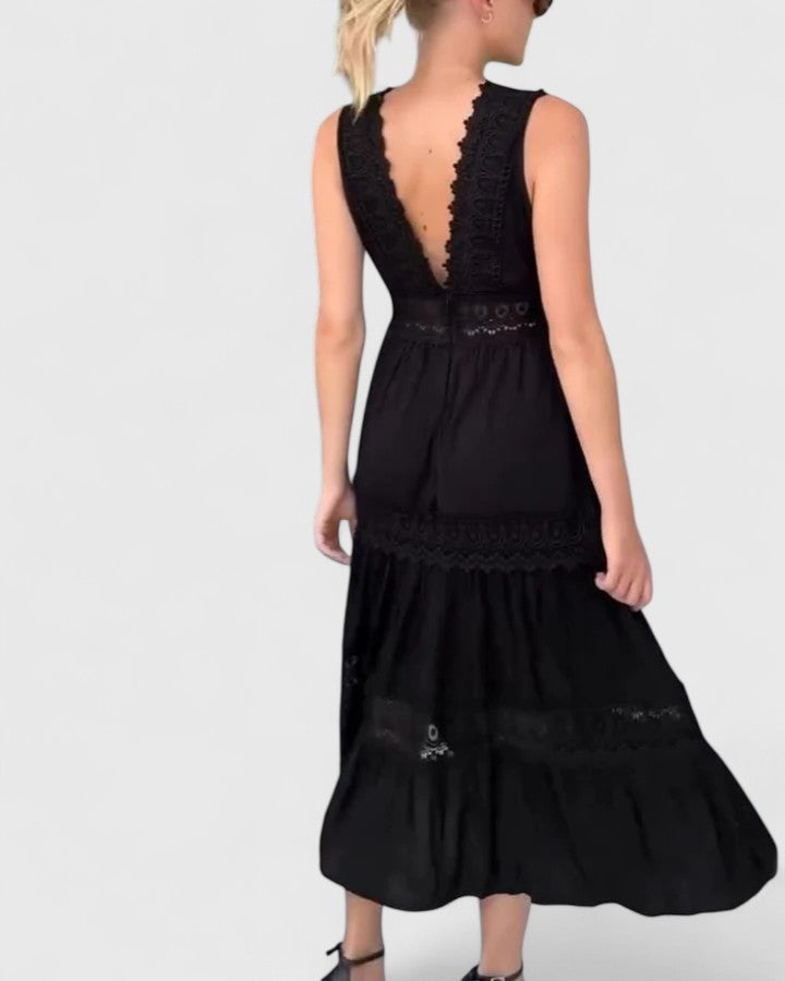 Alena™  |  Elegant Midi Dress