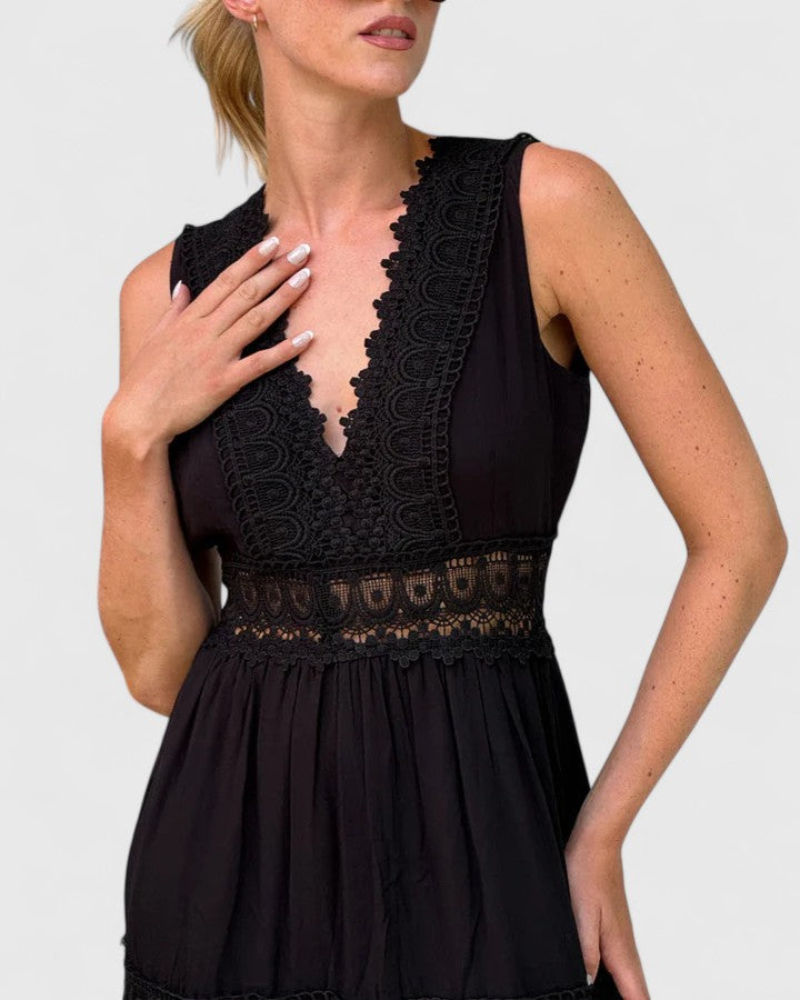 Alena™  |  Elegant Midi Dress