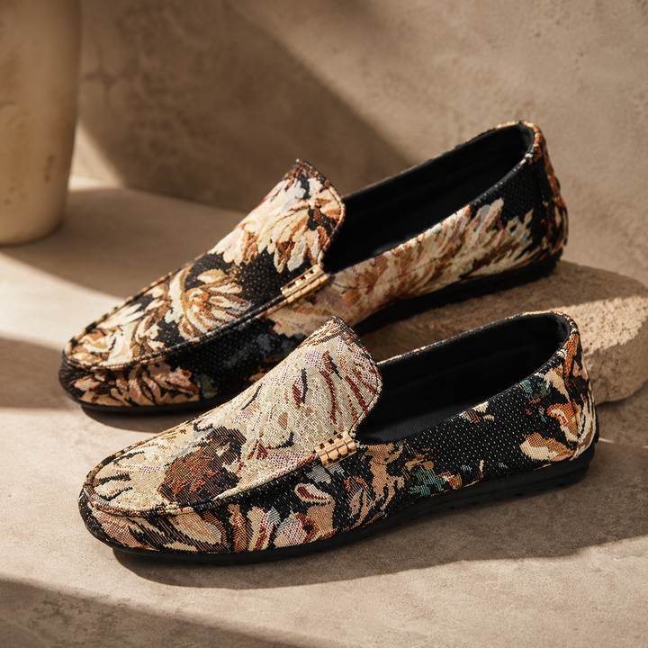 Mario | Patterned Loafers