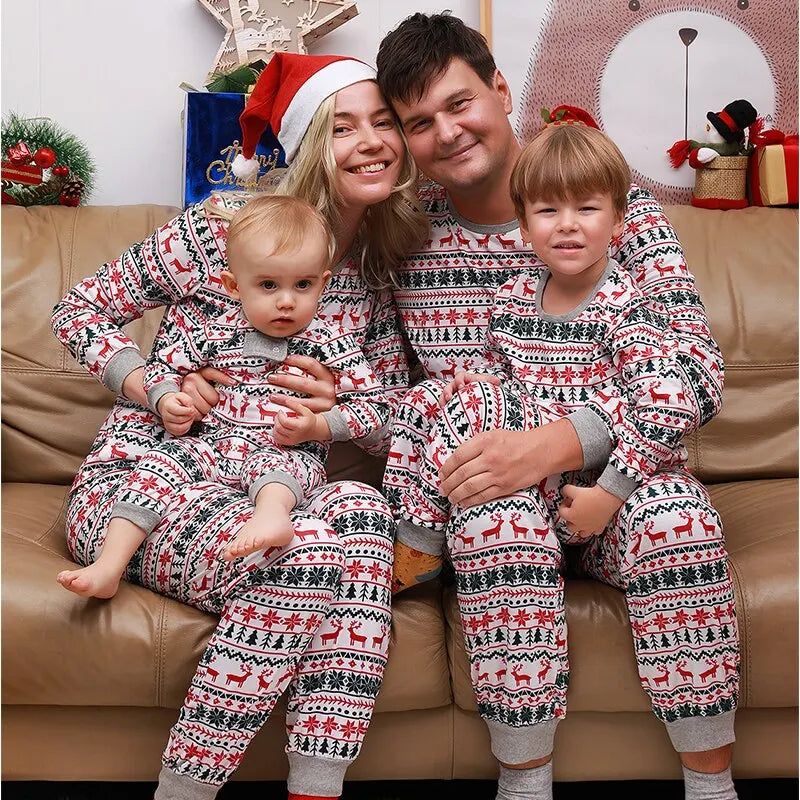Mini Style For The Whole Family Christmas Pajamas, view 4 - Elena Harper