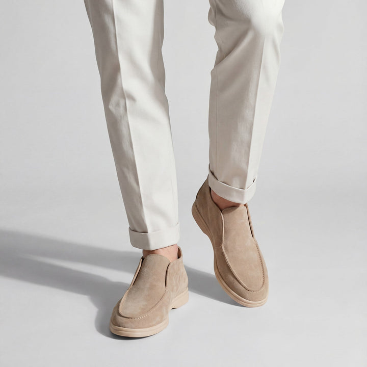 HIGH SUEDE LOAFERS FOR MEN