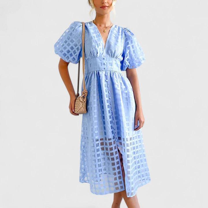 Elanqi™  |  Elegant Midi Dress