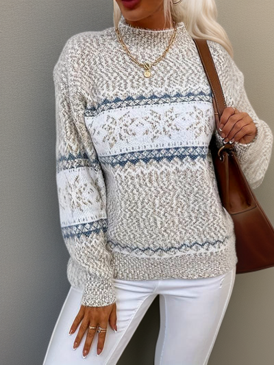 Norwegian Wool Sweater - Iceland Women's Winter Sweater