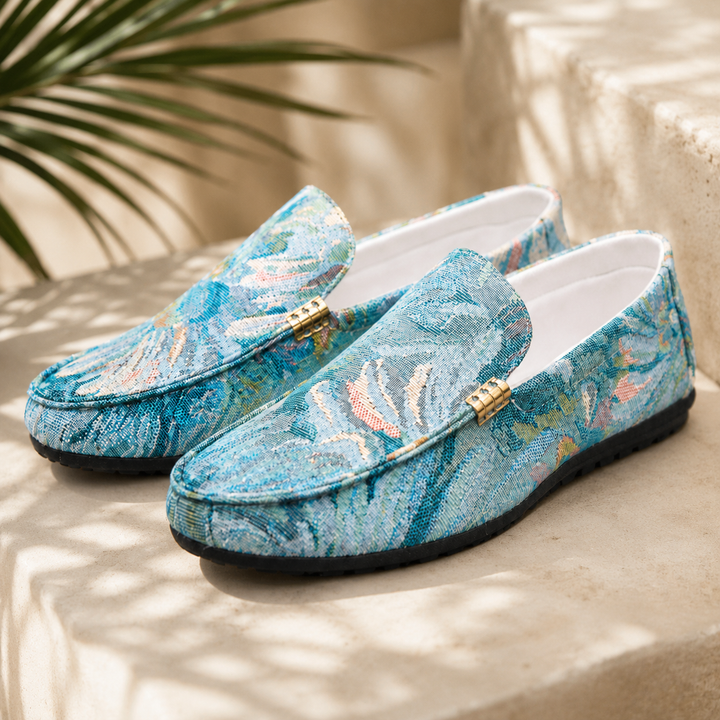 Mario | Patterned Loafers