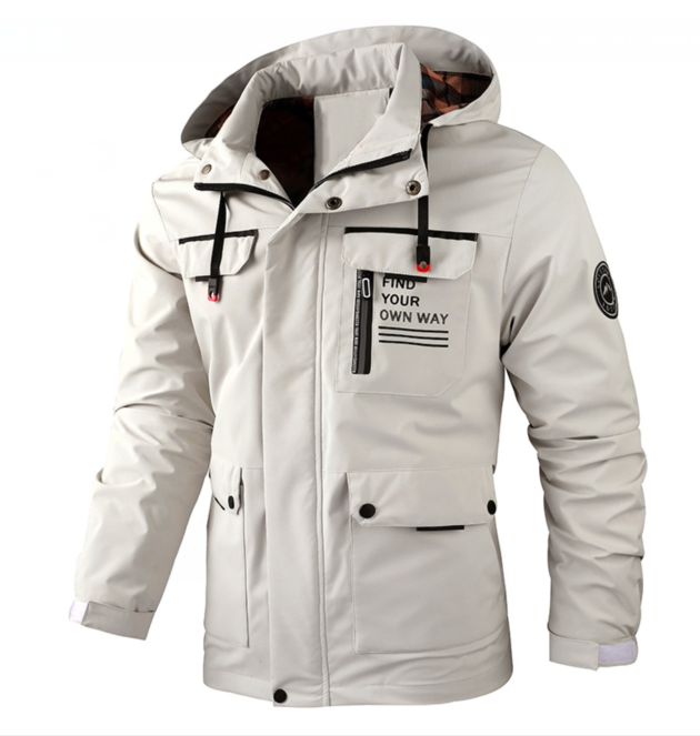 Christian Men's Lightweight Waterproof Rain Jacket for Winter - Elena Harper
