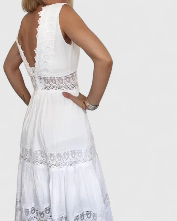 Alena™  |  Elegant Midi Dress