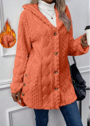 Chateau Elise™   | Plush Hooded Cardigan